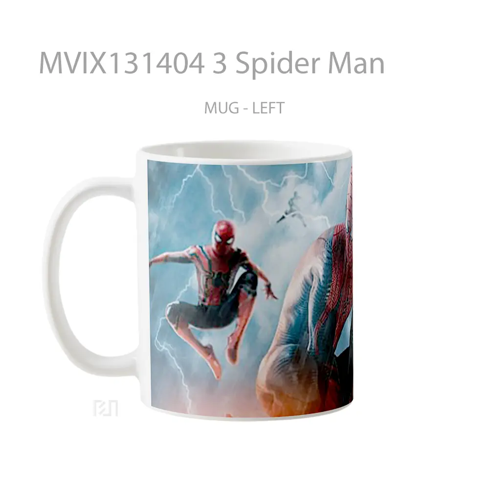 Mug 3 Spider Man Gelas Superhero - All-side / Desain