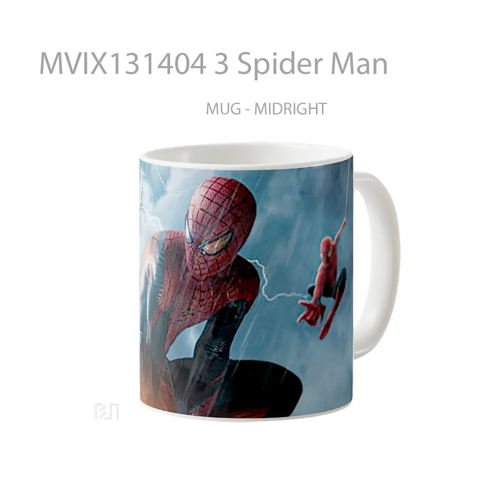 Mug 3 Spider Man Gelas Superhero - All-side / Desain