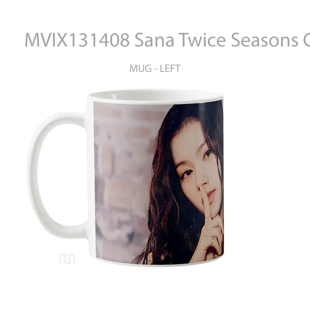 Mug Sana Twice Seasons Greetings 2023 Gelas Keramik Unik - All-side / Desain