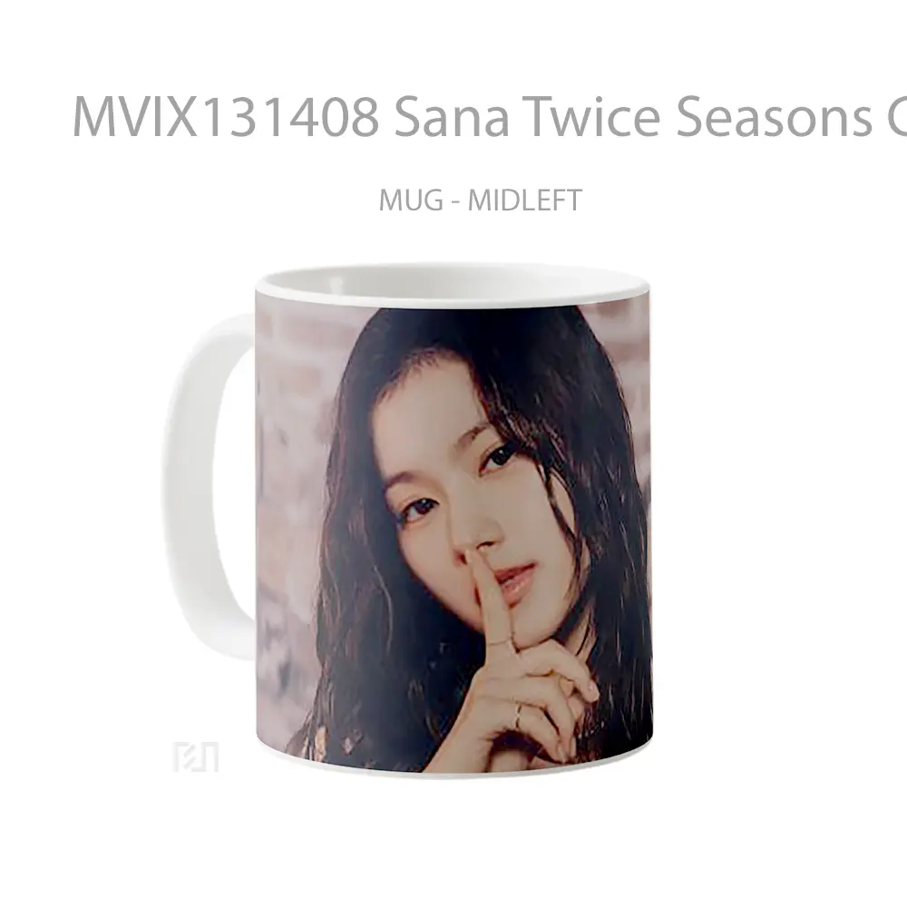 Mug Sana Twice Seasons Greetings 2023 Gelas Keramik Unik - All-side / Desain