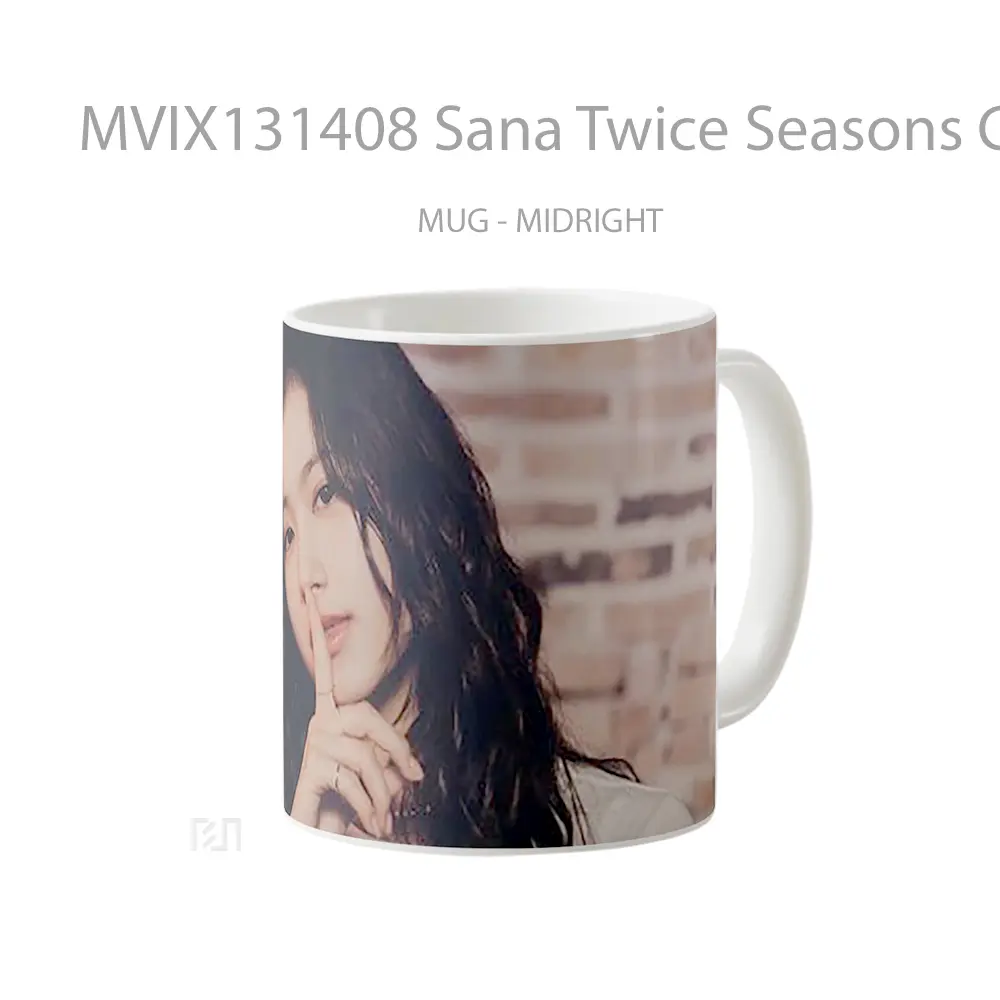Mug Sana Twice Seasons Greetings 2023 Gelas Keramik Unik - All-side / Desain