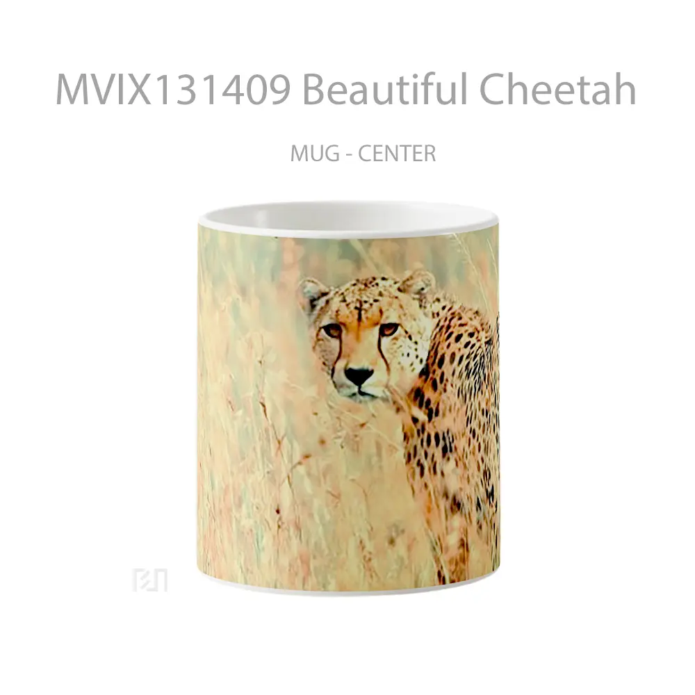 Mug Beautiful Cheetah Gelas Keramik Unik