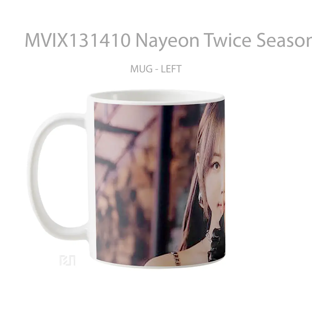 Mug Nayeon Twice Seasons Greetings 2023 Gelas Keramik Unik - All-side / Desain