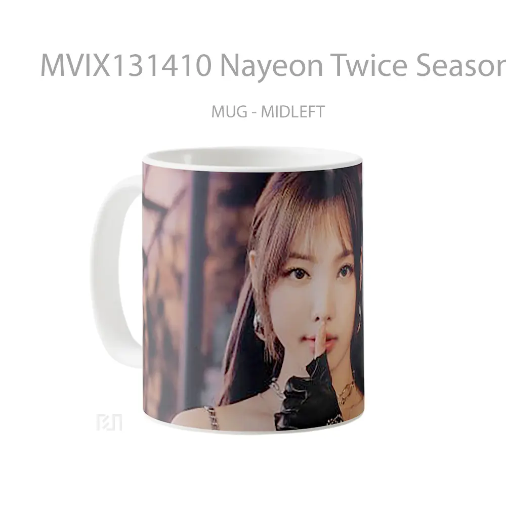 Mug Nayeon Twice Seasons Greetings 2023 Gelas Keramik Unik - All-side / Desain