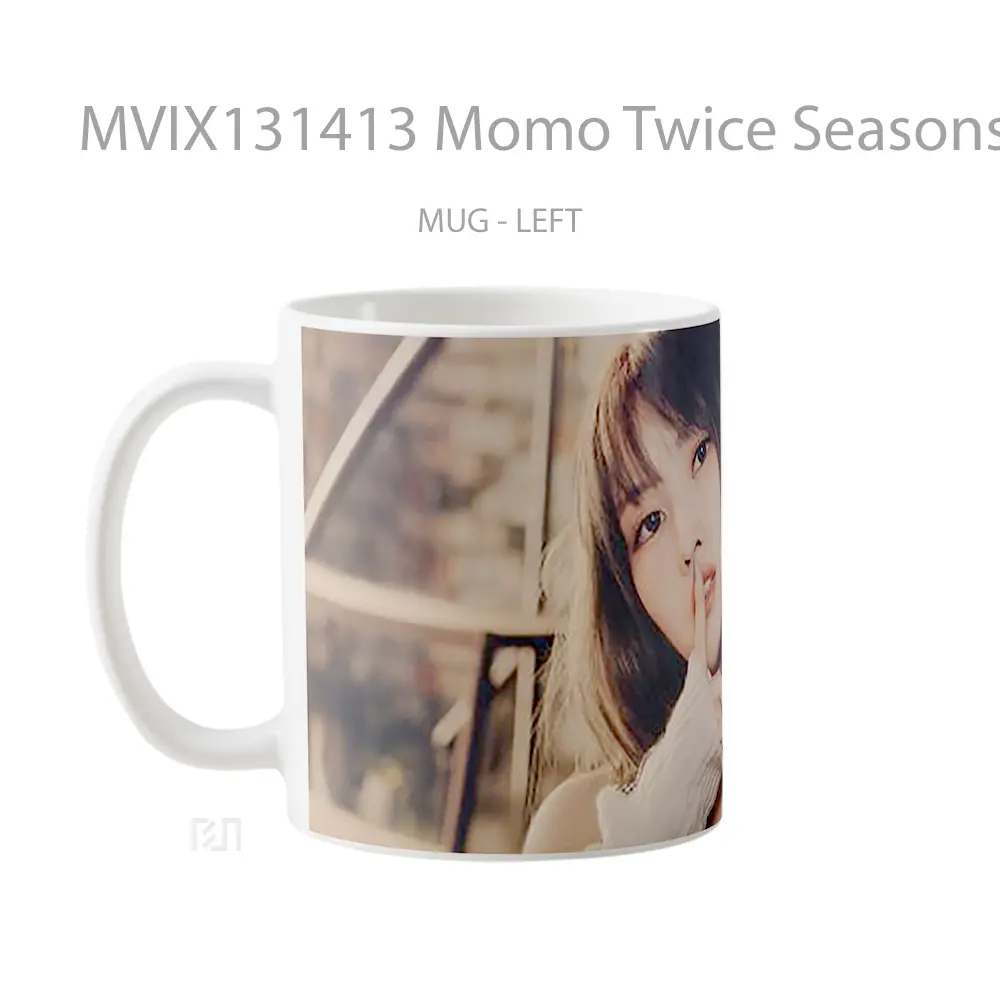 Mug Momo Twice Seasons Greetings 2023 Gelas Keramik Unik - All-side / Desain