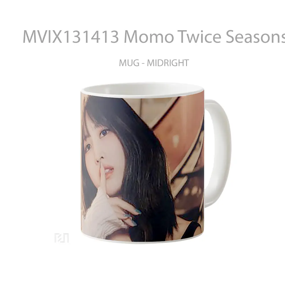 Mug Momo Twice Seasons Greetings 2023 Gelas Keramik Unik - All-side / Desain