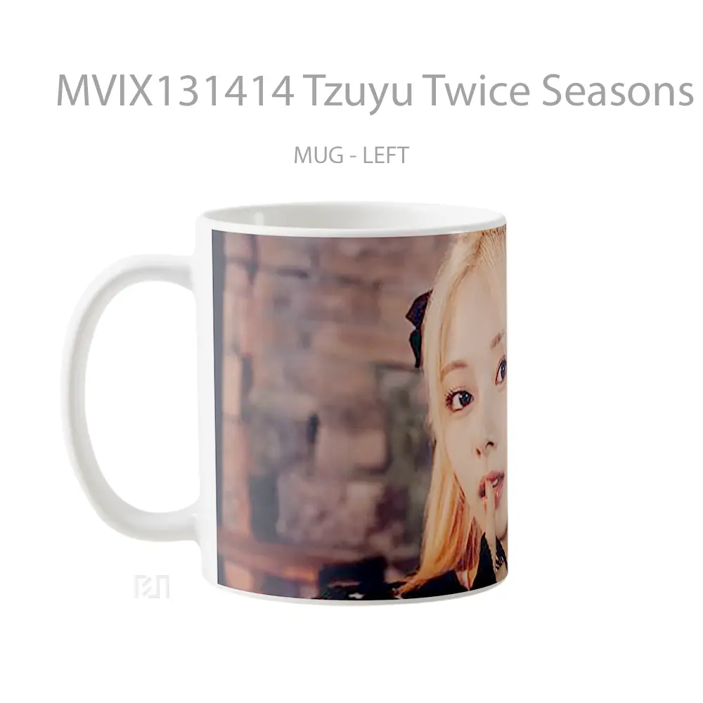 Mug Tzuyu Twice Seasons Greetings 2023 Gelas Keramik Unik - All-side / Desain