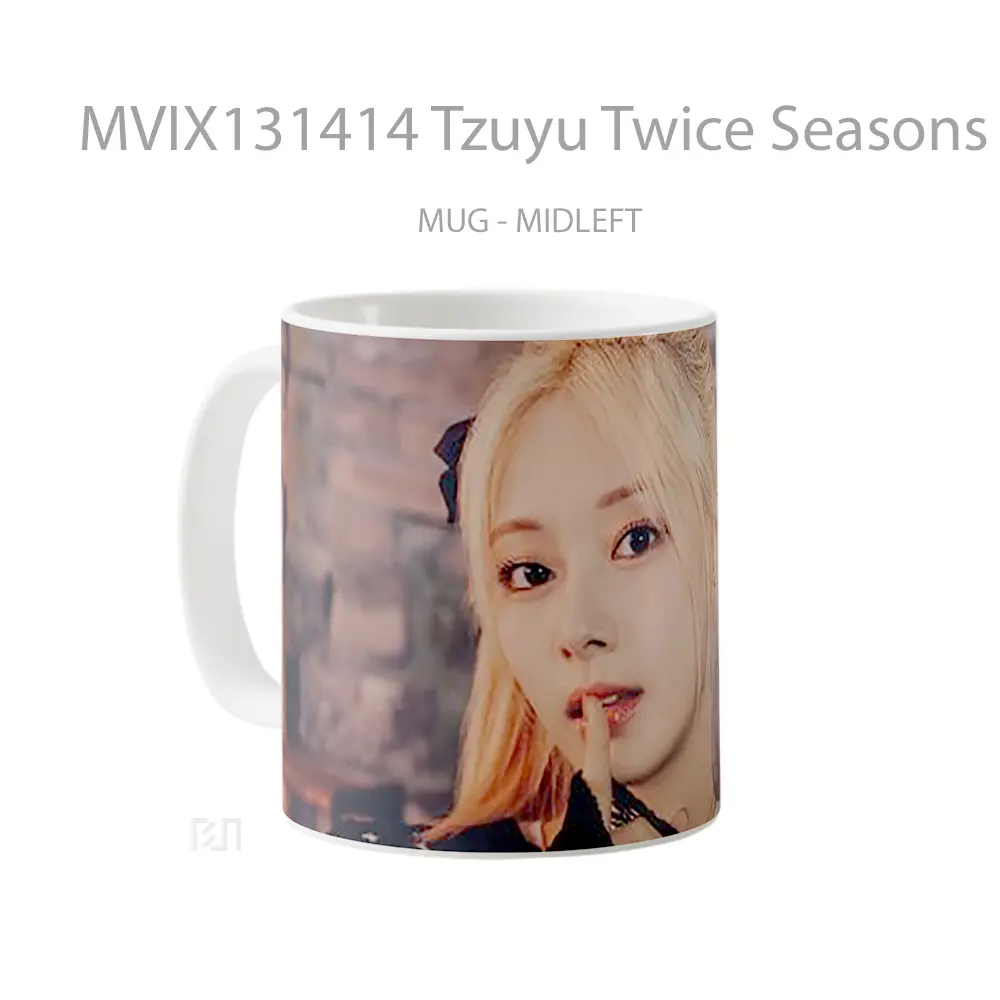 Mug Tzuyu Twice Seasons Greetings 2023 Gelas Keramik Unik - All-side / Desain