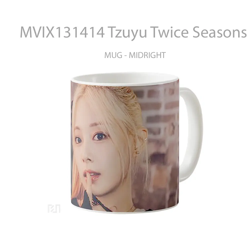 Mug Tzuyu Twice Seasons Greetings 2023 Gelas Keramik Unik - All-side / Desain