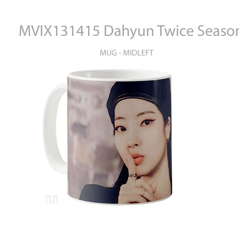 Mug Dahyun Twice Seasons Greetings 2023 Gelas Keramik Unik - All-side / Desain