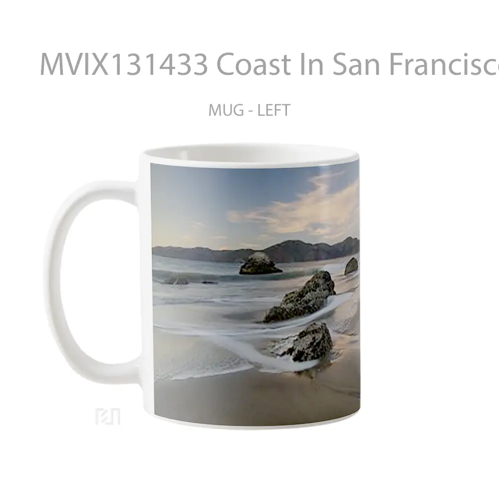 Mug Coast In San Francisco Gelas Keramik Unik - All-side / Desain