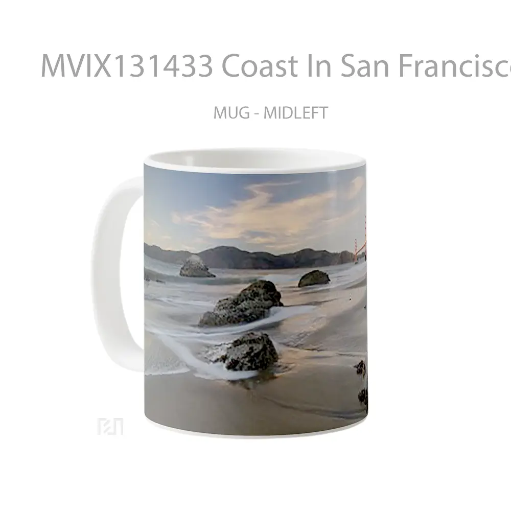 Mug Coast In San Francisco Gelas Keramik Unik - All-side / Desain