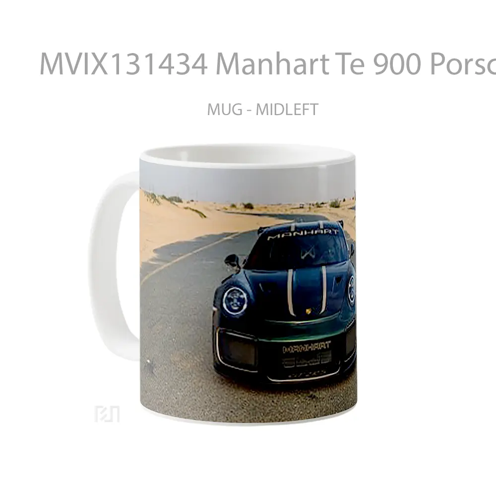 Mug Manhart Te 900 Porsche 911 Gt2 Cangkir Mobil - All-side / Desain