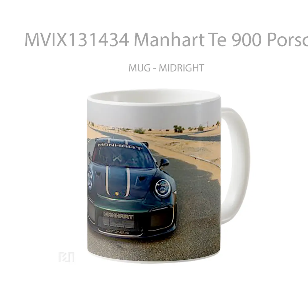 Mug Manhart Te 900 Porsche 911 Gt2 Cangkir Mobil - All-side / Desain