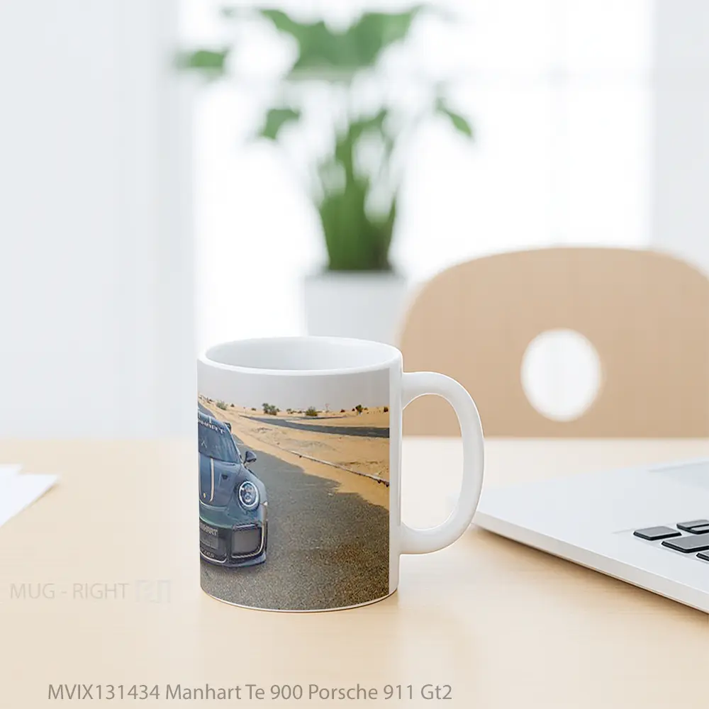 Mug Manhart Te 900 Porsche 911 Gt2 Cangkir Mobil - All-side / Desain