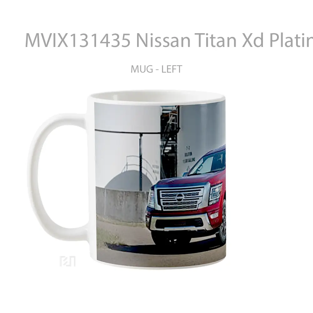 Mug Nissan Titan Xd Platinum Reserve Crew Cab 2023 Cangkir Mobil - All-side / Desain