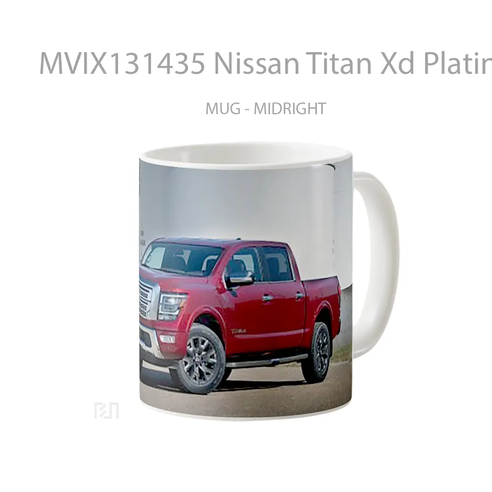 Mug Nissan Titan Xd Platinum Reserve Crew Cab 2023 Cangkir Mobil - All-side / Desain