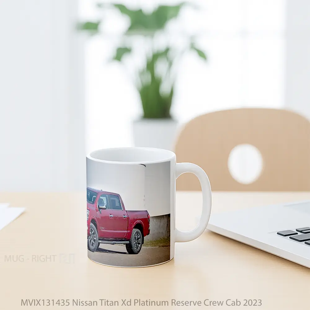 Mug Nissan Titan Xd Platinum Reserve Crew Cab 2023 Cangkir Mobil - All-side / Desain