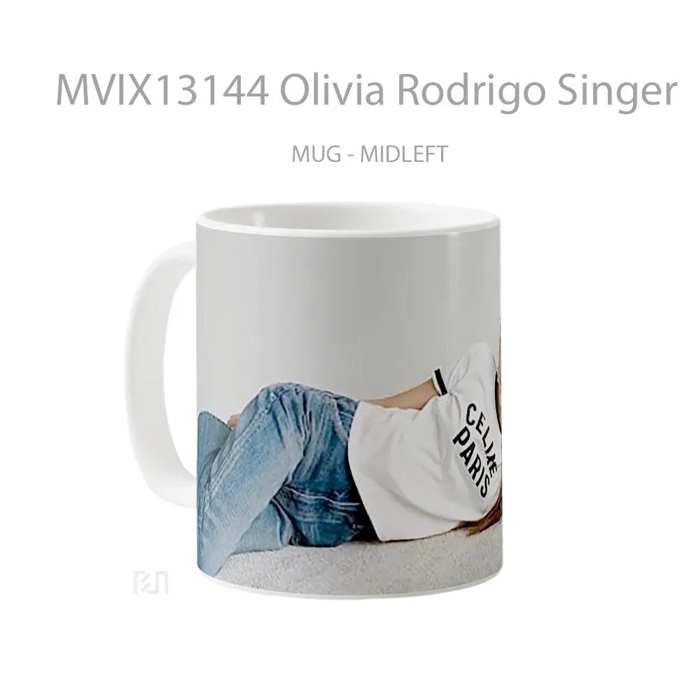 Mug Olivia Rodrigo Singer Gelas Selebriti - All-side / Desain