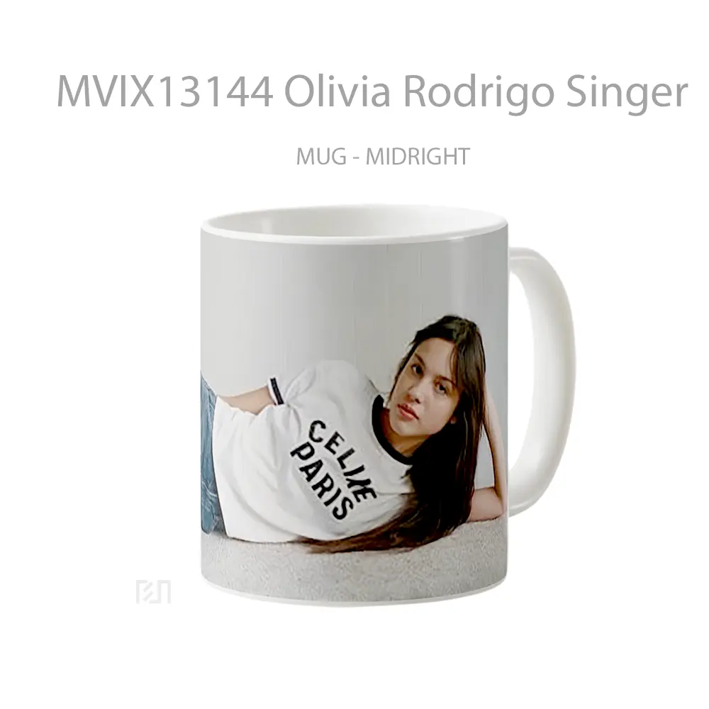 Mug Olivia Rodrigo Singer Gelas Selebriti - All-side / Desain