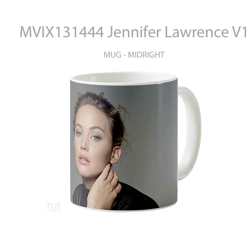Mug Jennifer Lawrence V1 Gelas Keramik Unik - All-side / Desain