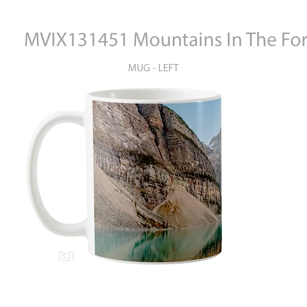 Mug Mountains In The Forest V2 Gelas Pemandangan Alam - All-side / Desain
