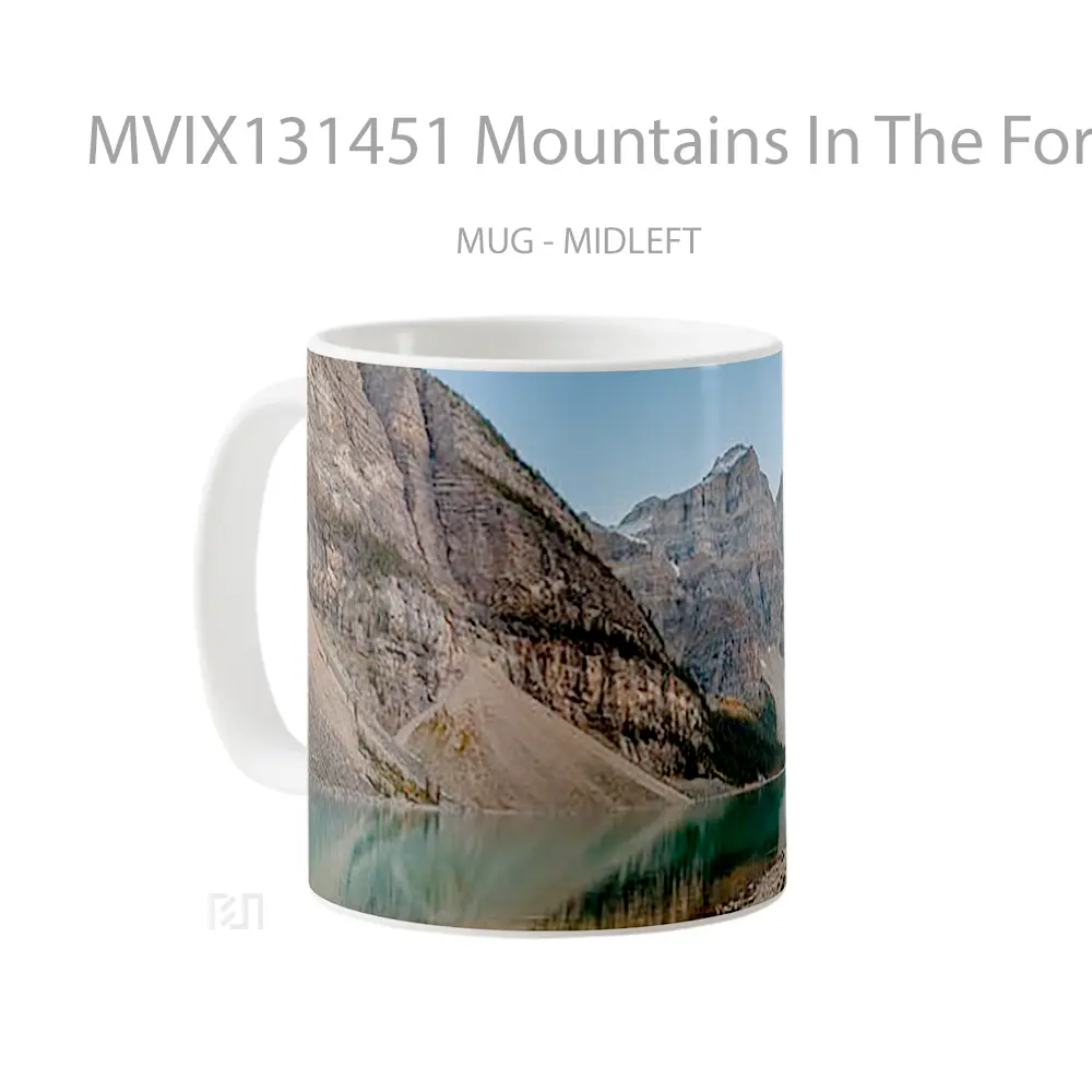 Mug Mountains In The Forest V2 Gelas Pemandangan Alam - All-side / Desain
