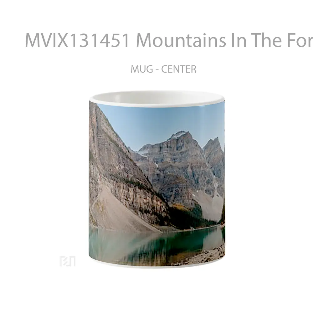 Mug Mountains In The Forest V2 Gelas Pemandangan Alam