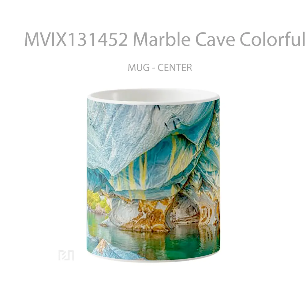 Mug Marble Cave Colorful Gelas Pemandangan Alam