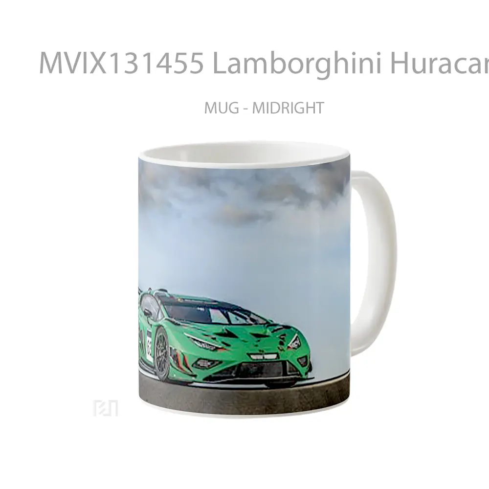 Mug Lamborghini Huracan Gt3 Evo2 2022 Cangkir Mobil - All-side / Desain
