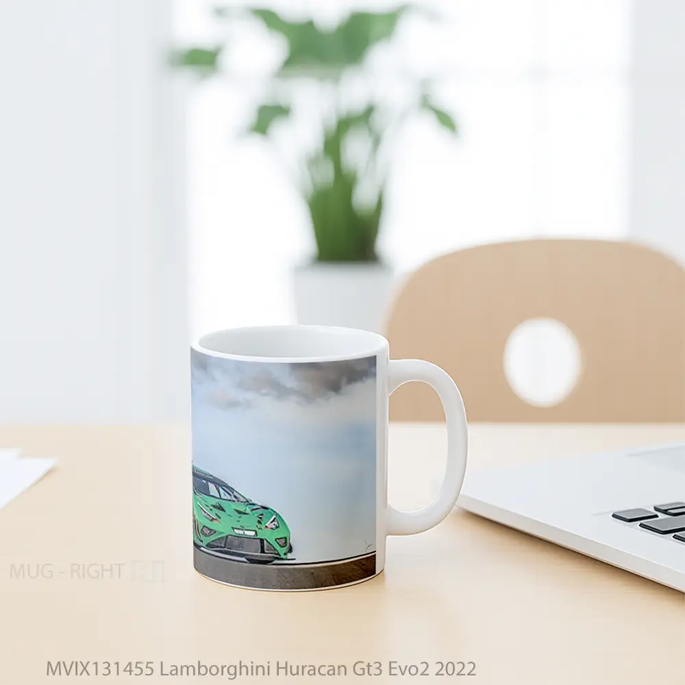 Mug Lamborghini Huracan Gt3 Evo2 2022 Cangkir Mobil - All-side / Desain