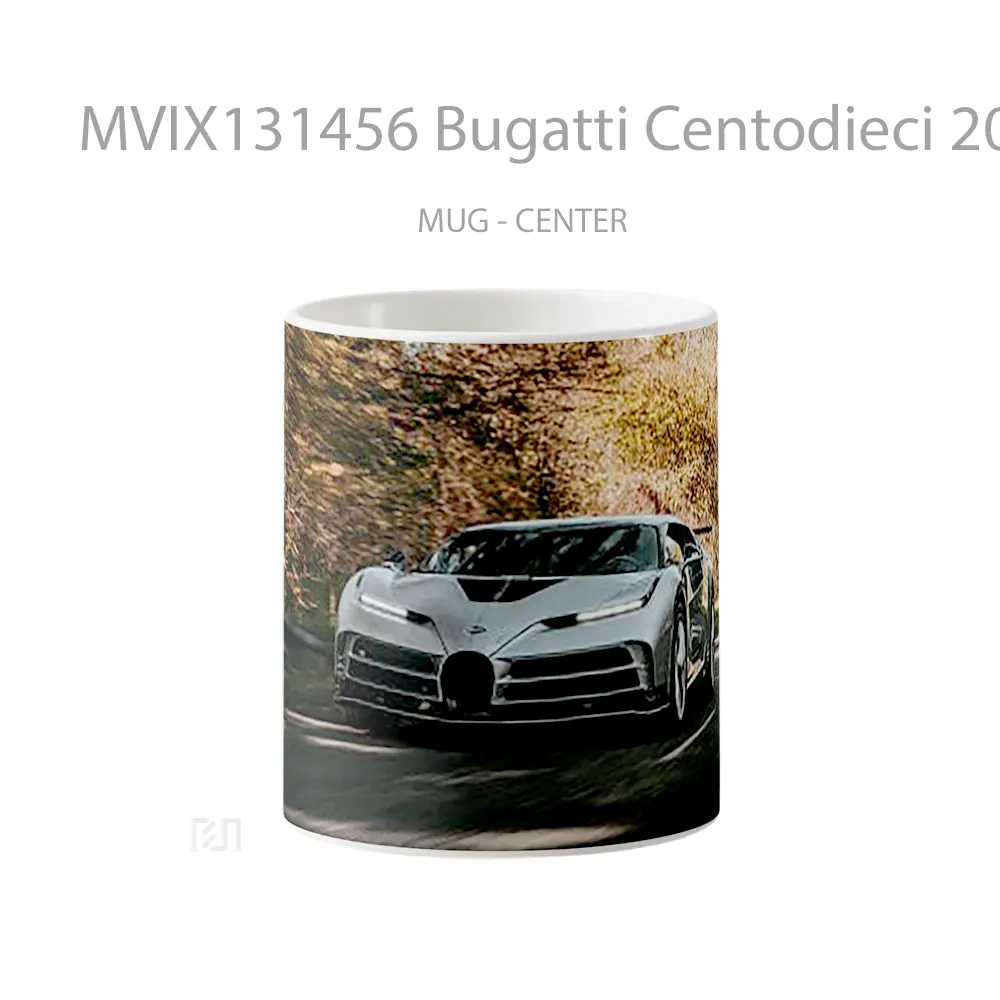 Mug Bugatti Centodieci 2022 Cangkir Mobil