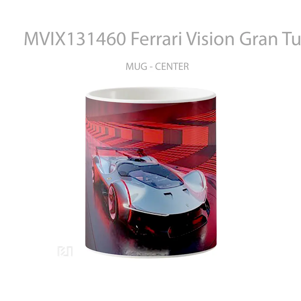 Mug Ferrari Vision Gran Turismo Supercar Gelas Superhero