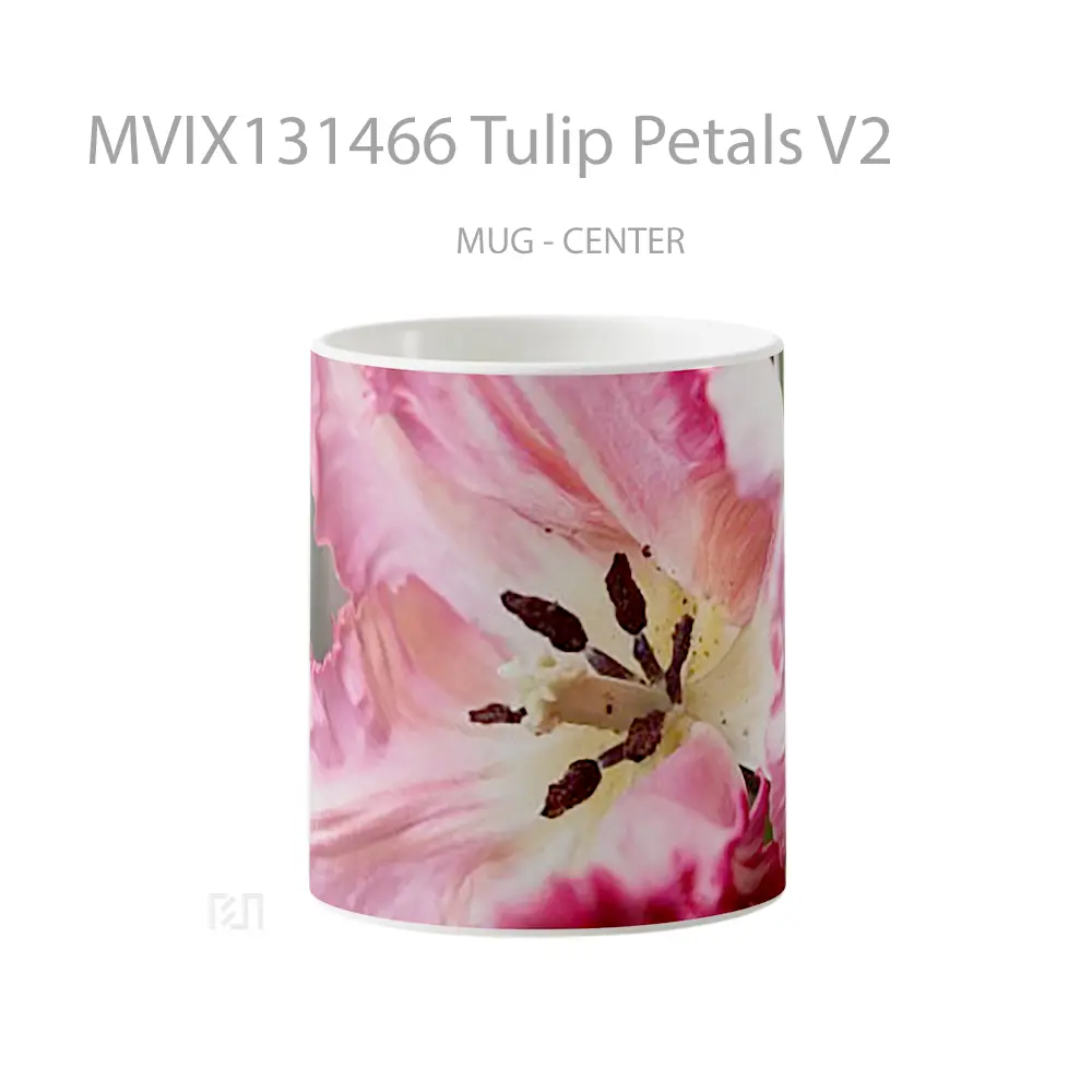 Mug Tulip Petals V2 Gelas Keramik Unik