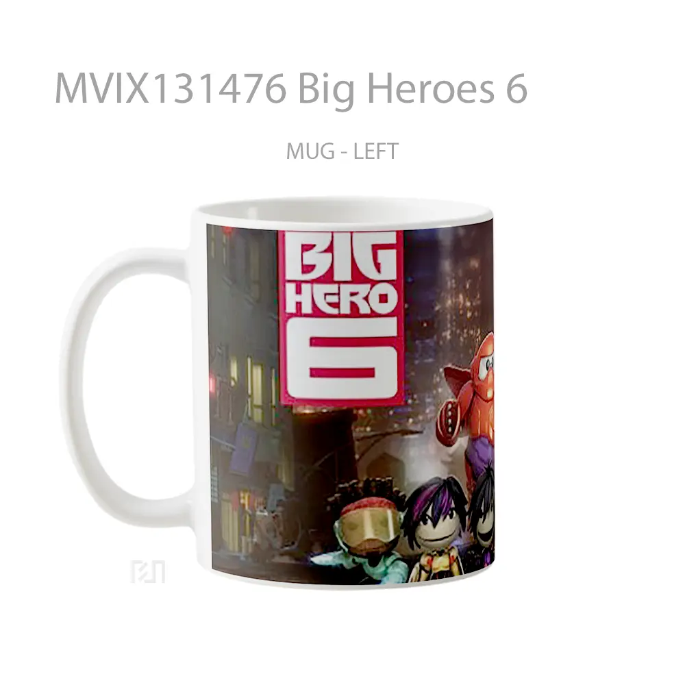 Mug Big Heroes 6 Gelas Keramik Unik - All-side / Desain