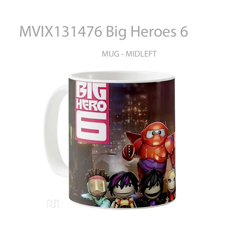 Mug Big Heroes 6 Gelas Keramik Unik - All-side / Desain