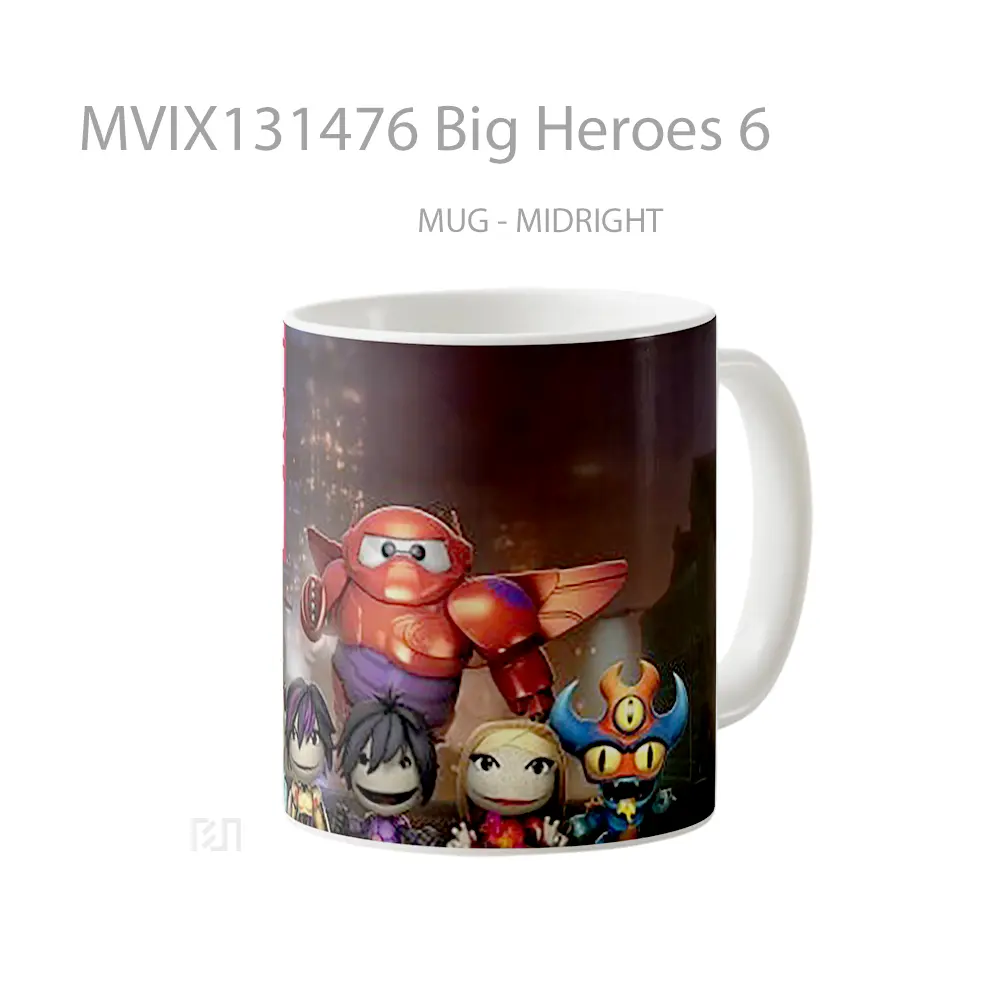 Mug Big Heroes 6 Gelas Keramik Unik - All-side / Desain