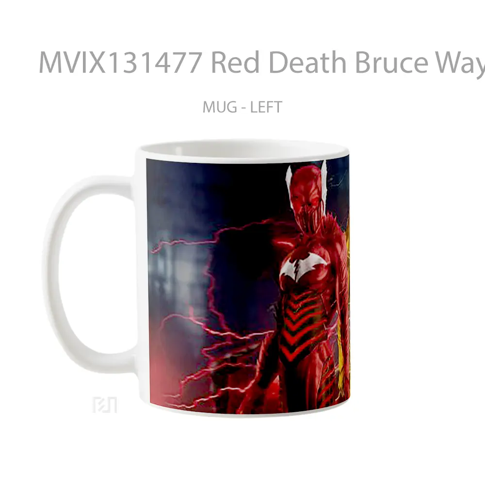 Mug Red Death Bruce Wayne And Reverse Death Barry Allen Gelas Keramik Unik - All-side / Desain