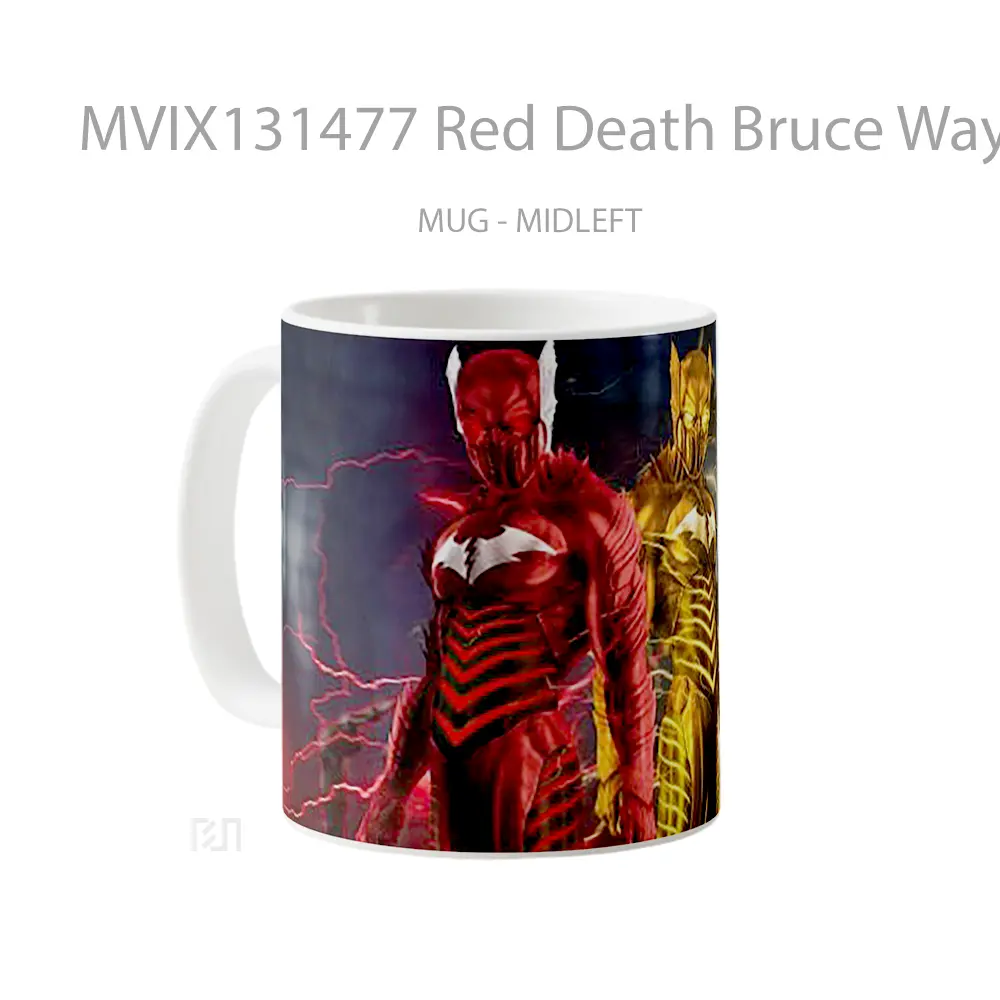 Mug Red Death Bruce Wayne And Reverse Death Barry Allen Gelas Keramik Unik - All-side / Desain