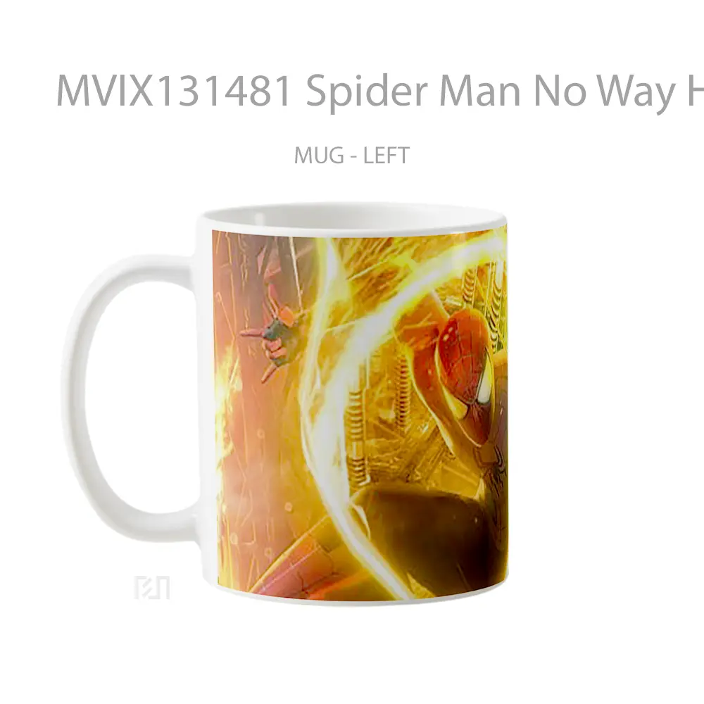 Mug Spider Man No Way Home V1 Gelas Superhero - All-side / Desain