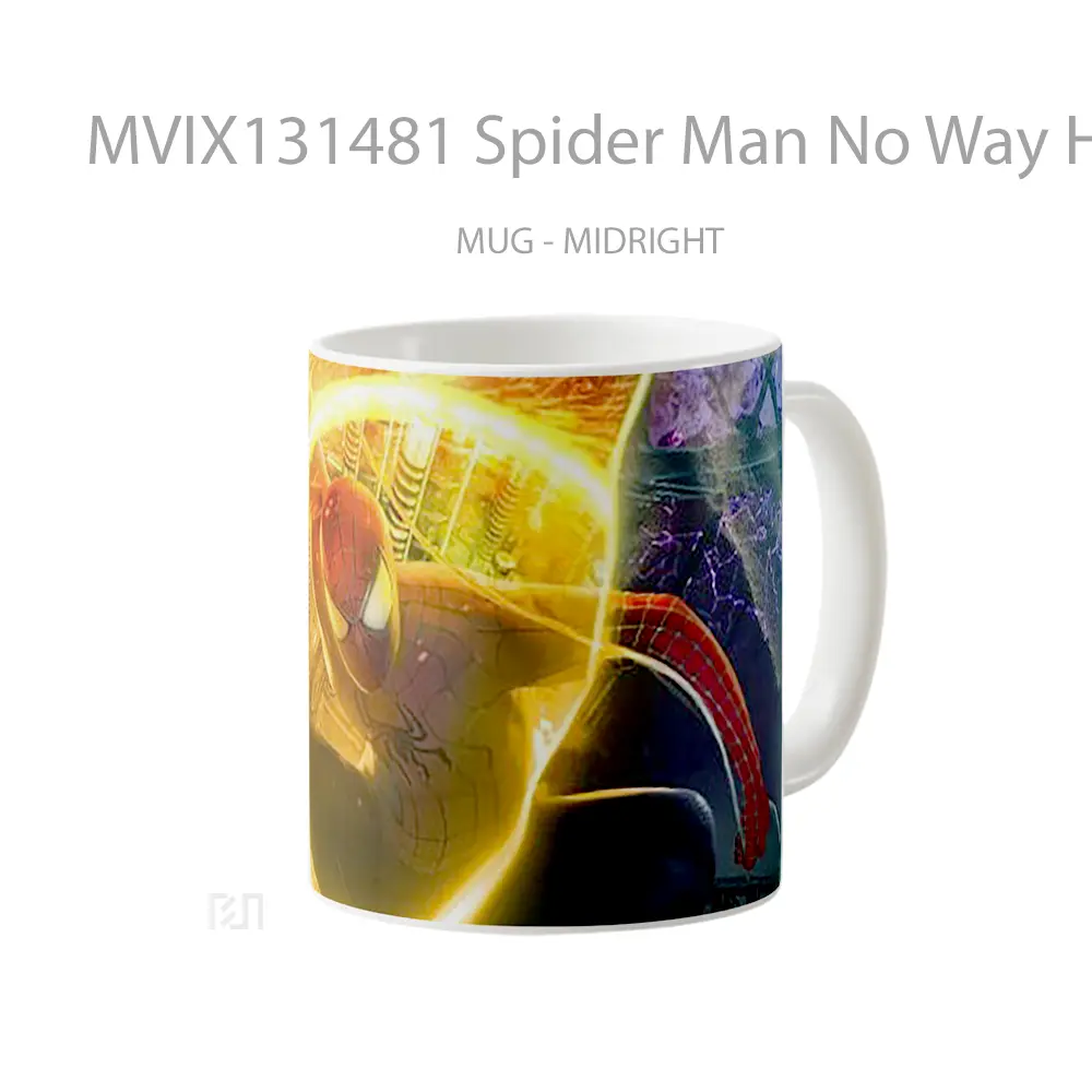 Mug Spider Man No Way Home V1 Gelas Superhero - All-side / Desain