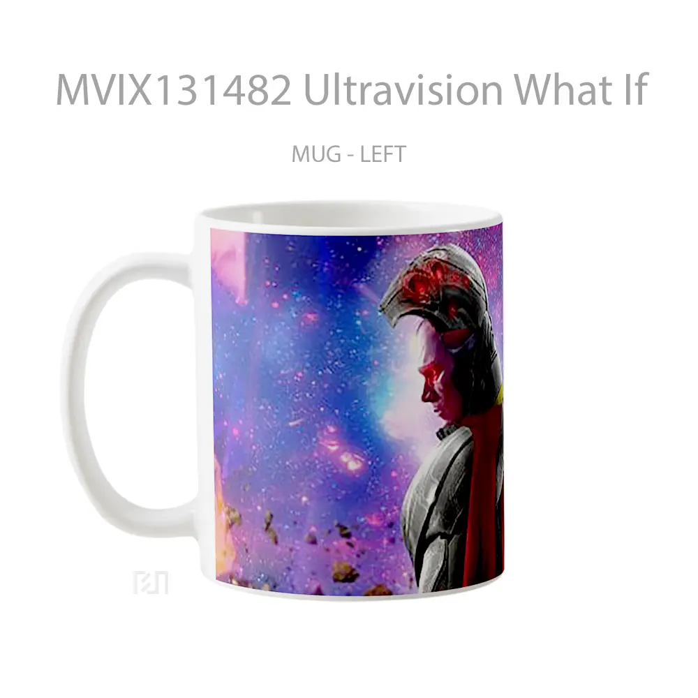 Mug Ultravision What If Gelas Keramik Unik - All-side / Desain
