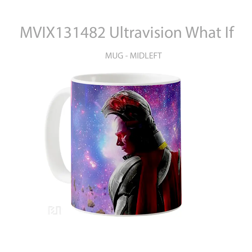 Mug Ultravision What If Gelas Keramik Unik - All-side / Desain