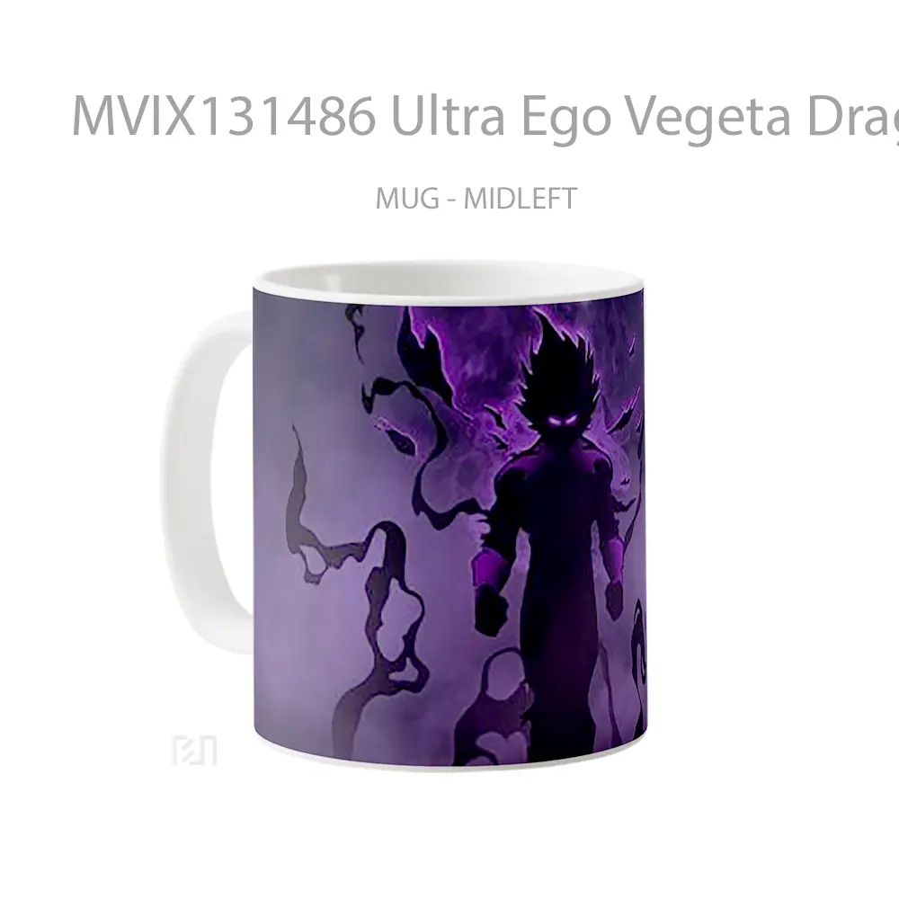 Mug Ultra Ego Vegeta Dragon Ball Cangkir Anime - All-side / Desain