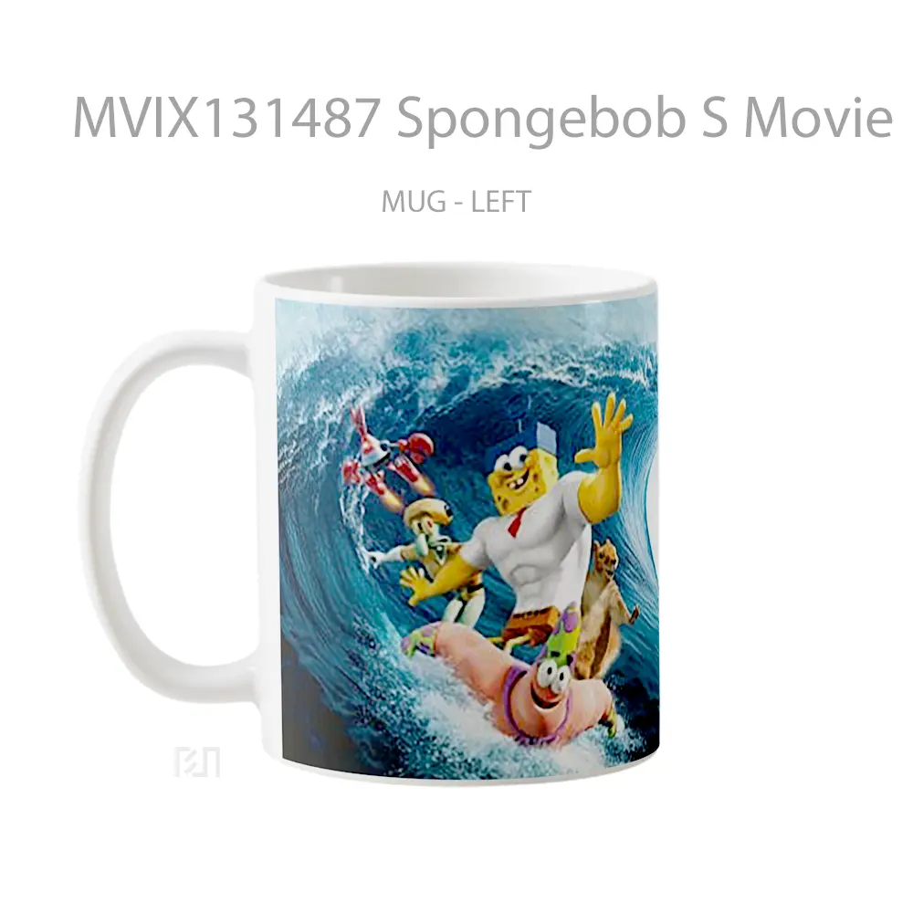 Mug Spongebob S Movie Gelas Kartun - All-side / Desain