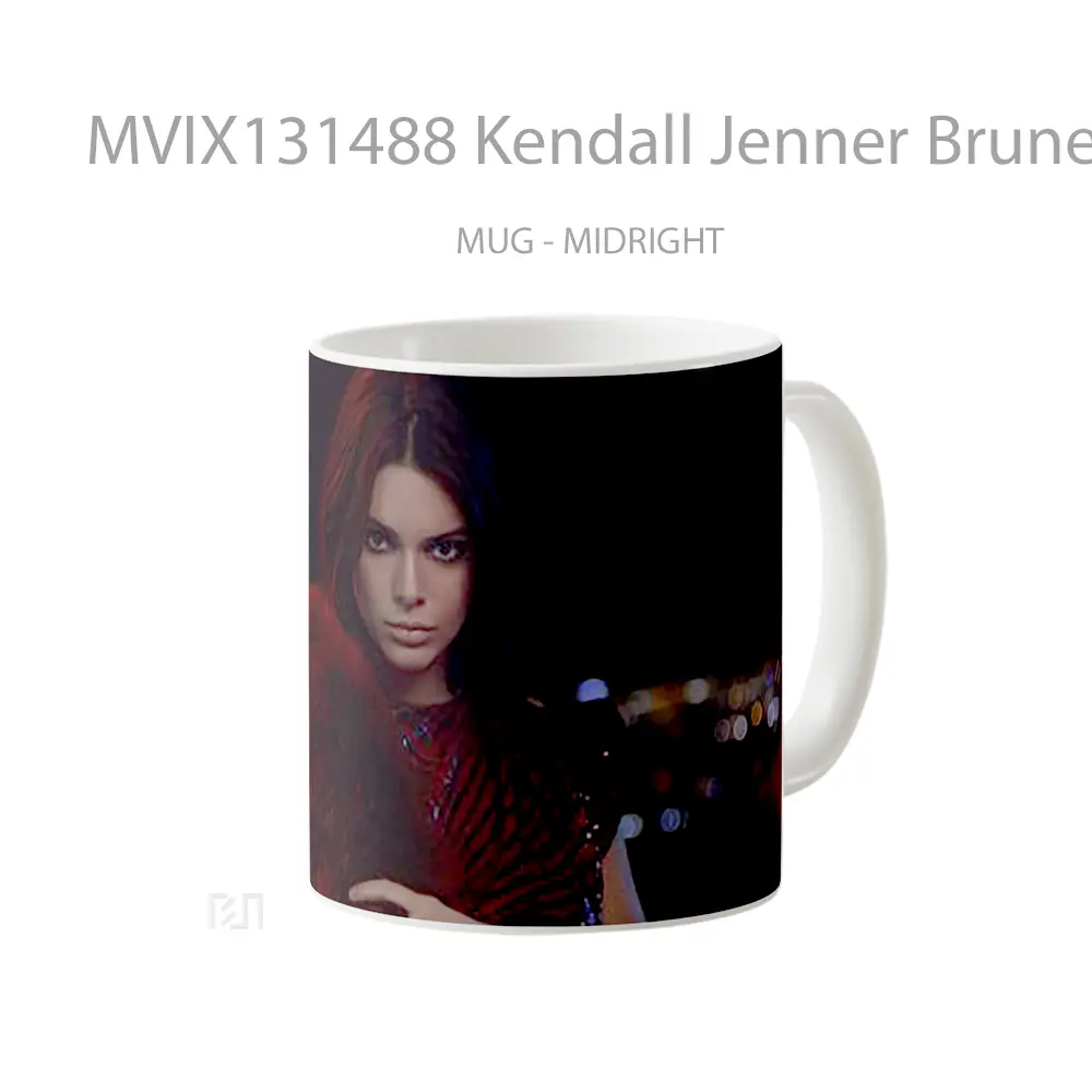 Mug Kendall Jenner Brunette Gelas Selebriti - All-side / Desain