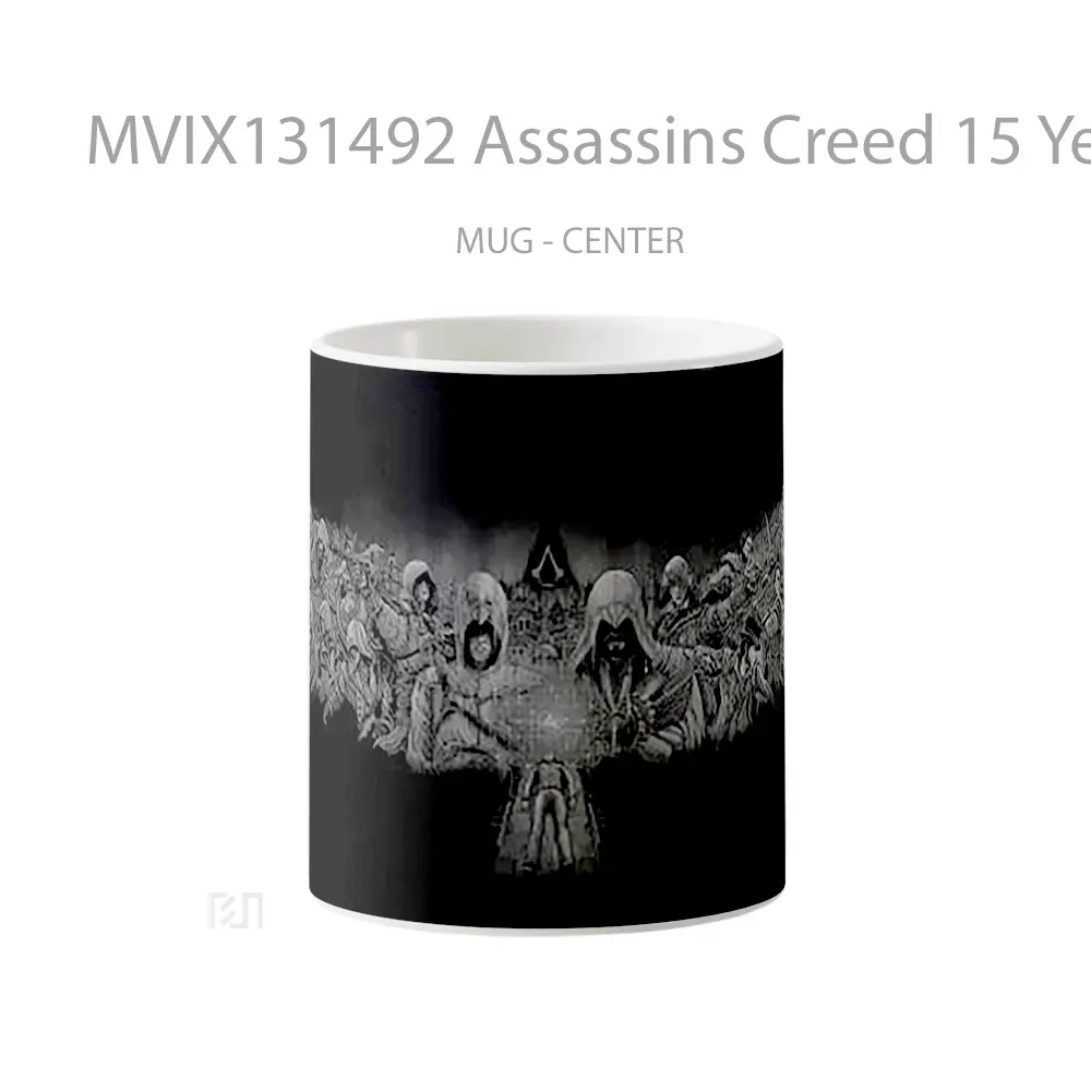 Mug Assassins Creed 15 Year Anniversary Cangkir Gamer