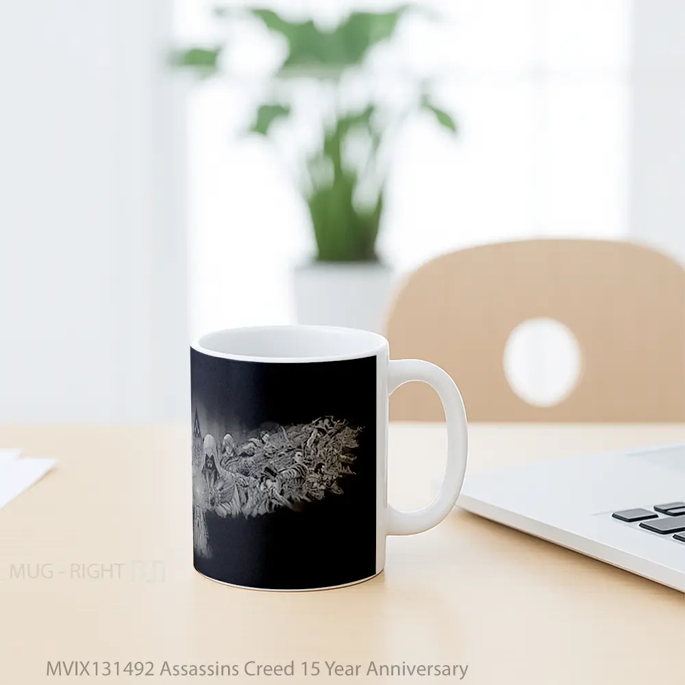 Mug Assassins Creed 15 Year Anniversary Cangkir Gamer - All-side / Desain