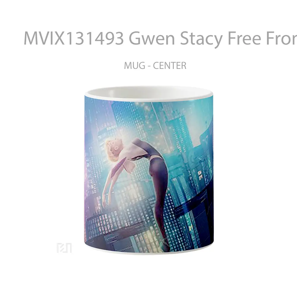 Mug Gwen Stacy Free From Freedom Gelas Superhero