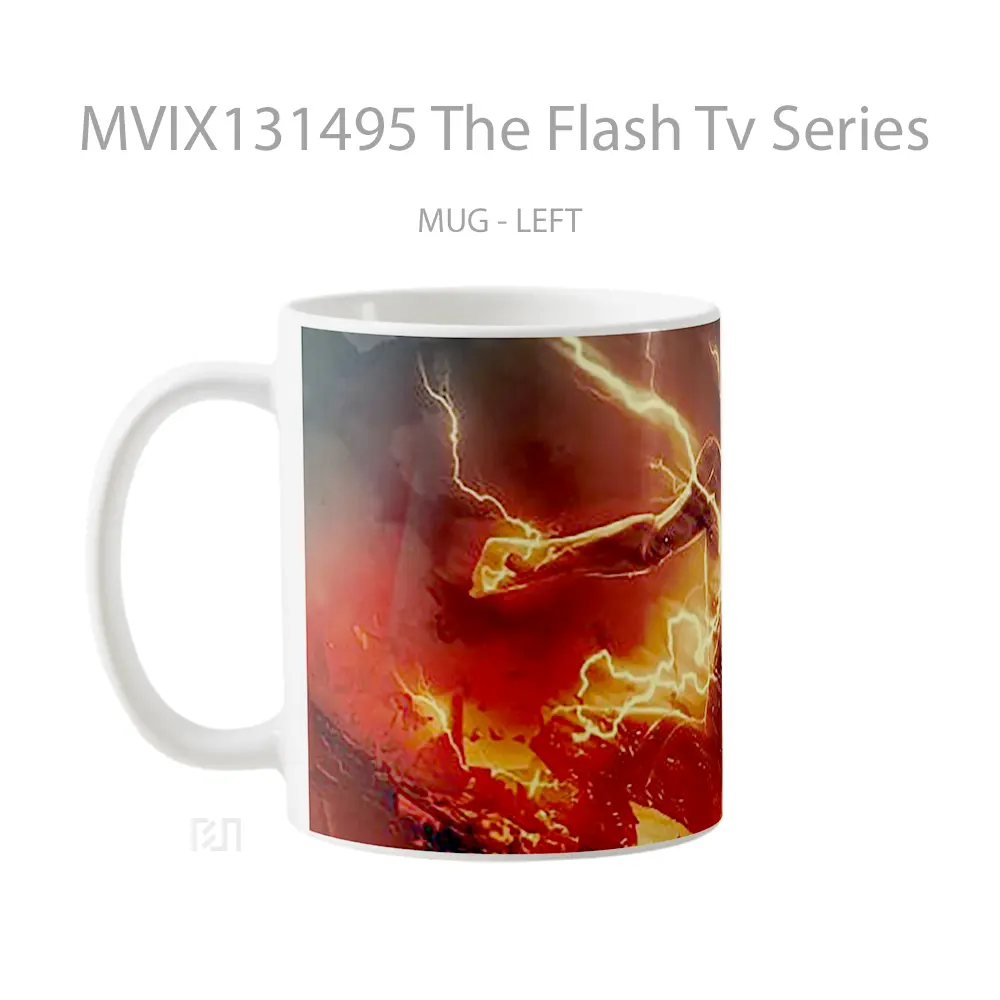 Mug The Flash Tv Series Gelas Superhero - All-side / Desain